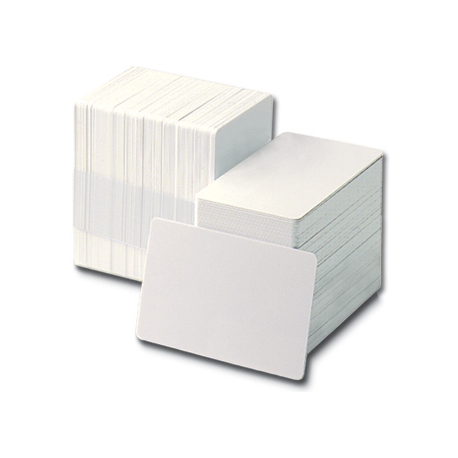 Evolis Classic Blank Cards - Polyvinyl chloride (PVC) - 30 mil - white - 86 x 54 mm 500 card(s) cards - 0