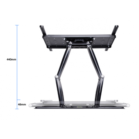 Multibrackets M VESA Super Slim Tilt & Turn Plus - Mounting kit (tilt wall mount) - for flat panel - black - screen size: 26"-55" - wall-mountable - 2