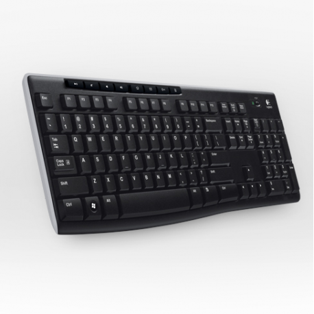 Logitech Wireless Keyboard K270 - Keyboard - wireless - 2.4 GHz - Nordic - 1