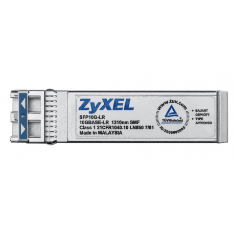 Zyxel SFP10G-LR - SFP+ transceiver module - 10 GigE - 10GBase-LR - LC single-mode - up to 10 km - 1310 nm - for Zyxel GS-1524, XGS1910-24, XGS1910-48; Dimension ES-1528, ES-1552, GS-1524 - 2