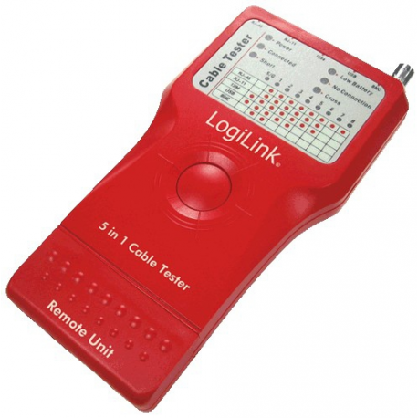 LogiLink 5 in 1 Cable Tester - Network tester kit - 2