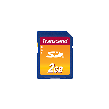 Transcend - Flash memory card - 2 GB - SD - 1