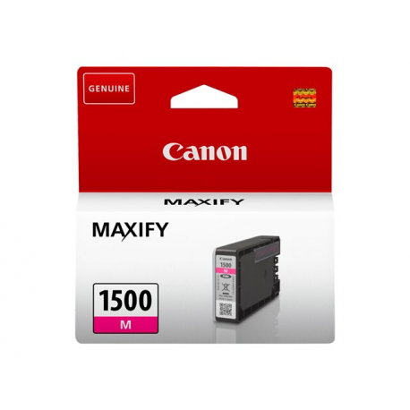 Canon PGI-1500M - 4.5 ml - magenta - original - ink tank - for MAXIFY MB2050, MB2150, MB2155, MB2350, MB2750, MB2755 - 0