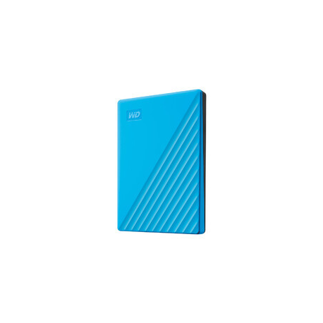 WD My Passport WDBYVG0020BBL - Hard drive - encrypted - 2 TB - external (portable) - USB 3.2 Gen 1 - 256-bit AES - blue - 1