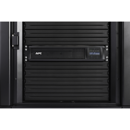 APC Smart-UPS 1500VA LCD RM - UPS (rack-mountable) - AC 220 / 230 / 240 V - 1000 Watt - 1500 VA - RS-232, USB - output connectors: 4 - 2U - black - with APC SmartConnect - for P / N: AR106V, AR106VI, AR112SH6, AR3006, AR3006SP, AR3103, AR3103SP, AR3106, AR3106SP - 6