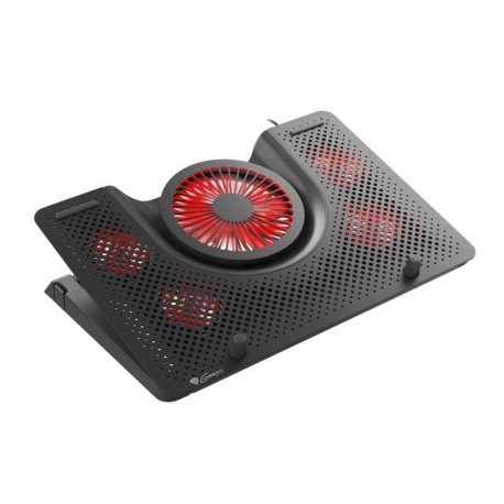 Genesis Oxid 550 - Notebook fan - 17.3" - 60 mm / 140 mm - black - 0