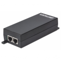 Intellinet Gigabit High-Power PoE+ Injector,1 x 30 W Port, IEEE 802.3at / af Compliant, Plastic Housing - PoE injector - AC 100-240 V - 30 Watt - output connectors: 1