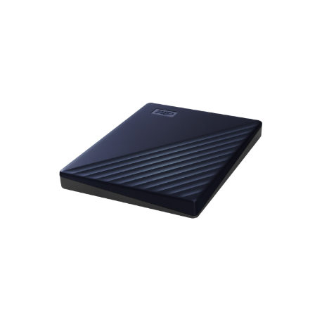 WD My Passport for Mac WDBA2F0050BBL - Hard drive - encrypted - 5 TB - external (portable) - USB 3.2 Gen 1 - 256-bit AES - midnight blue - 3