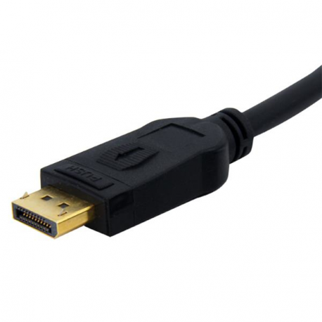 StarTech.com 6 ft DisplayPort Video Extension Cable - M / F - DisplayPort extension cable - DisplayPort (M) to DisplayPort (F) - 1.8 m - latched, molded - black - for P / N: DP2MDPMF6IN - 2