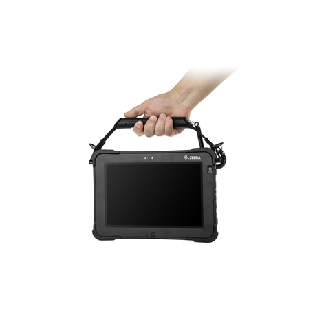 Zebra - Soft Handle Kit - case for tablet - rubber - black - for XBOOK L10; XPAD L10; XSLATE L10 - 0