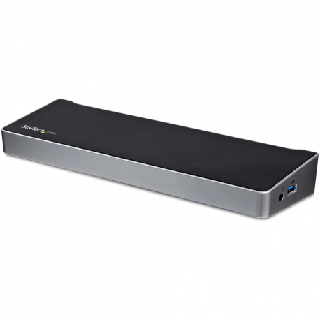 StarTech.com 4K USB-C Dock - Triple Monitor - Mac & Windows - 60W USB PD (DK30CH2DPPDU) - Docking station - USB-C - HDMI, 2 x DP - GigE - 60 Watt - 0