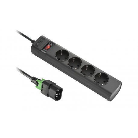 APC UPS Power Strip PZ42IZ-GR - Power strip (rack-mountable  /  external) - AC 230 V - 2500 Watt - input: IEC 60320 C14 - output connectors: 4 (CEE 7 / 3) - 1.5 m cord - for P / N: SMC1000IC, SMT750IC, SMT750RMI2UC - 1