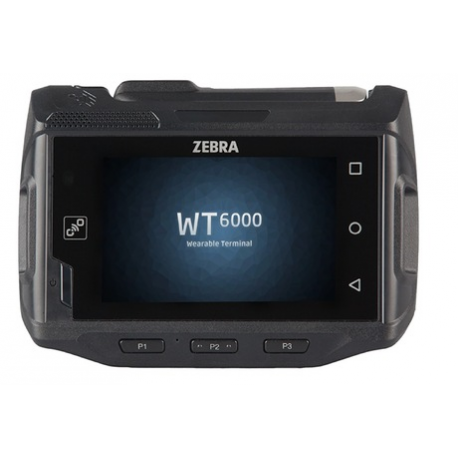 Zebra WT6000 Wearable Computer - Data collection terminal - rugged - Android 7.1 (Nougat) - 8 GB - 3.2" IPS (800 x 480) - USB host - Wi-Fi 5, NFC, Bluetooth - 0