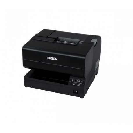 Epson TM J7700 - Receipt printer - ink-jet - Roll (8.3 cm), 230 x 297 mm - up to 98 mm / sec - USB 2.0, LAN - cutter - white - 0