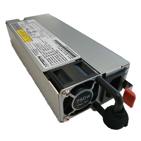 Lenovo - Power supply - hot-plug (plug-in module) - 80 PLUS Platinum - AC 115 / 230 V - 750 Watt - for ThinkAgile VX 1U Certified Node; ThinkAgile VX3320 Appliance; ThinkSystem SR530; SR570 - 2