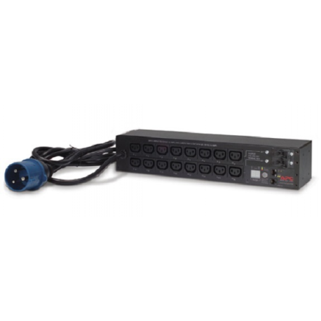 APC Switched Rack PDU AP7922B - Power distribution unit (rack-mountable) - AC 230 V - Ethernet 10 / 100 - input: IEC 60309 32A - output connectors: 16 (IEC 60320 C13) - 2U - 3.66 m cord - for P / N: SCL400RMJ1U, SCL500RMI1UC, SCL500RMI1UNC, SMTL1000RMI2UC, SMTL750RMI2UC - 3
