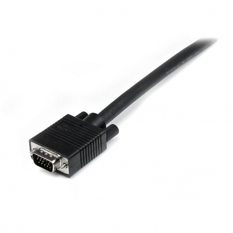 StarTech.com 1 ft Coax High Resolution Monitor VGA Cable HD15 M / M - VGA cable - HD-15 (M) to HD-15 (M) - 31 cm - molded - black - 1