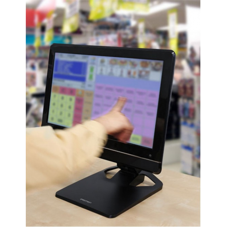 Ergotron Neo-Flex Touchscreen Stand - Stand - for touch screen - black - screen size: up to 27" - desktop - 9