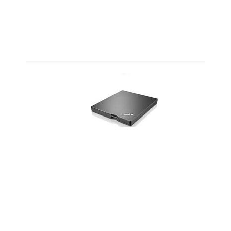 Lenovo ThinkPad UltraSlim USB DVD Burner - DVD±RW (±R DL)  /  DVD-RAM - SuperSpeed USB 3.0 - external - CRU - pro IdeaPad Slim 7 14ARE05; ThinkCentre M75q Gen 2; M80; V14 IGL; Yoga Slim 7 Pro 14 - 2