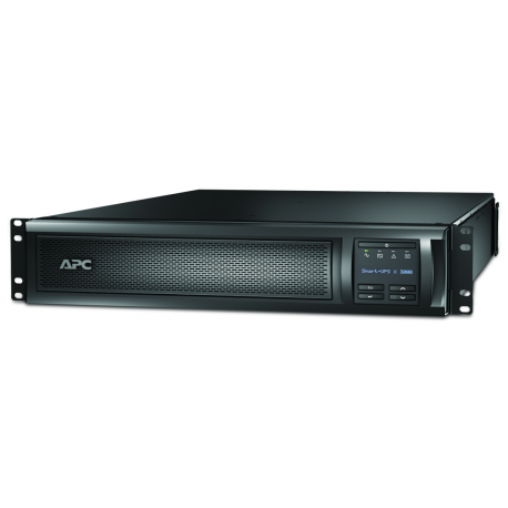 APC Smart-UPS X 3000 Rack / Tower LCD - UPS - AC 208 / 220 / 230 / 240 V - 2.7 kW - 3000 VA - Ethernet 10 / 100, RS-232 - output connectors: 9 - 2U - black - for P / N: AR4024SP, AR4024SPX429, AR4024SPX431, AR4024SPX432, NBWL0356A, SMX3000LVUS - 7