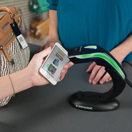 Datalogic Heron HD3430 - Barcode scanner - handheld - 2D imager - decoded - interface cable required - 1