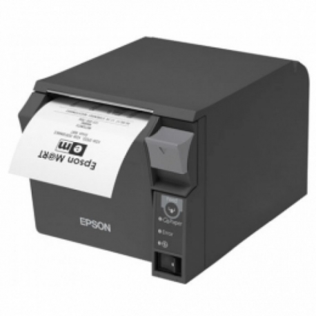 Epson TM T70II - Receipt printer - thermal line - Roll (8 cm) - 180 x 180 dpi - up to 250 mm / sec - USB 2.0, serial, Bluetooth - 3