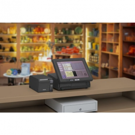 Epson TM T70II - Receipt printer - thermal line - Roll (8 cm) - 180 x 180 dpi - up to 250 mm / sec - USB 2.0, serial, Bluetooth - 4