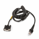 Honeywell - Serial  /  power cable - DB-9 (F) - 3 m - coiled - black - for Granit 1980; Hyperion 1300; Voyager 12XX, 14XX; Xenon 19XX; Honeywell Genesis 7580
