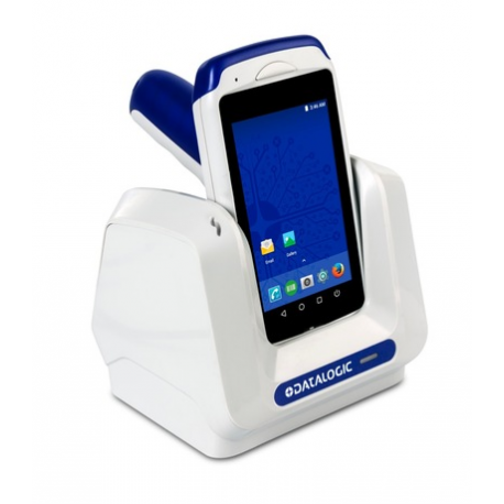 Datalogic Joya Touch Single Slot Cradle - Handheld charging cradle - light grey - for Joya Touch A6, Touch A6 Healthcare - 1