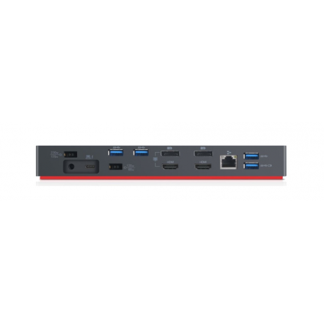 Lenovo ThinkPad Thunderbolt 3 Workstation Dock Gen 2 - Thunderbolt 3 - 2 x HDMI, 2 x DP, Thunderbolt - GigE - 230 Watt - for ThinkPad L14 Gen 2; L15 Gen 2; P14s Gen 1; X1 Titanium Yoga Gen 1; X12 Detachable - 1