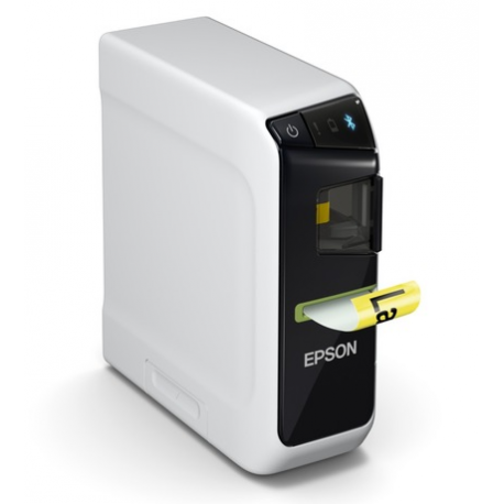 Epson LabelWorks LW-600P - Labelmaker - B / W - thermal transfer - Roll (2.4 cm) - 180 dpi - up to 15 mm / sec - USB, Bluetooth - cutter - open cover sensor - black, pale grey - 2