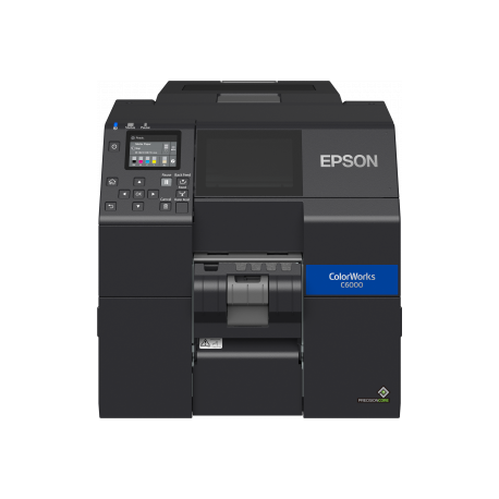 Epson ColorWorks CW-C6000Pe - Label printer - colour - ink-jet - Roll (11.2 cm) - 1200 x 1200 dpi - up to 119 mm / sec (mono)  /  up to 119 mm / sec (colour) - USB 2.0, LAN, USB 2.0 host - peeler - 0
