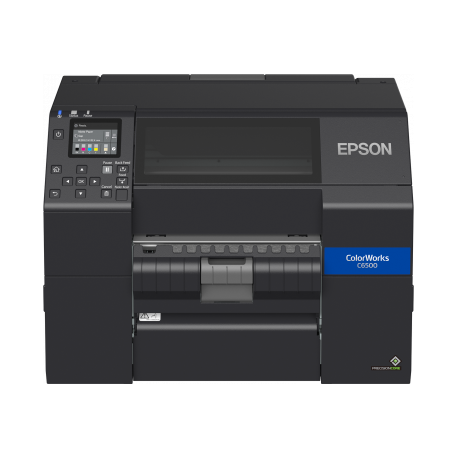 Epson ColorWorks CW-C6500Pe - Label printer - colour - ink-jet - Roll (21.59 cm) - 1200 x 1200 dpi - up to 85 mm / sec (mono)  /  up to 85 mm / sec (colour) - USB 2.0, LAN, USB 2.0 host - peeler - 0