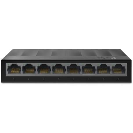 TP-Link LiteWave LS1008G - Switch - unmanaged - 8 x 10 / 100 / 1000 - desktop, wall-mountable - 0