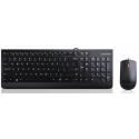 Lenovo 300 USB Combo - Keyboard and mouse set - USB - US - for IdeaPad 1 14; 3 14; 5 14; 5 Pro 14; ThinkBook 14s Yoga G2 IAP; V15; Yoga Slim 7 Pro 14