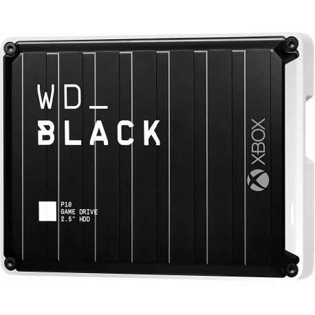 WD_BLACK P10 Game Drive for Xbox One WDBA5G0050BBK - Hard drive - 5 TB - external (portable) - USB 3.2 Gen 1 - black with white trim - 1