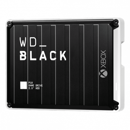 WD_BLACK P10 Game Drive for Xbox One WDBA5G0050BBK - Hard drive - 5 TB - external (portable) - USB 3.2 Gen 1 - black with white trim - 10