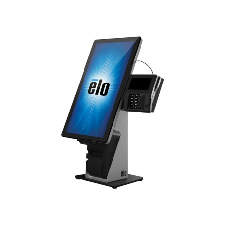 Elo Wallaby Self-Service - Stand - for point of sale terminal - black / silver - floor-standing - for I-Series (15.6 in, 21.5 in) - 1