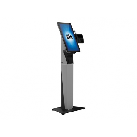 Elo Wallaby Self-Service - Stand - for point of sale terminal - black / silver - floor-standing - for I-Series (15.6 in, 21.5 in) - 3