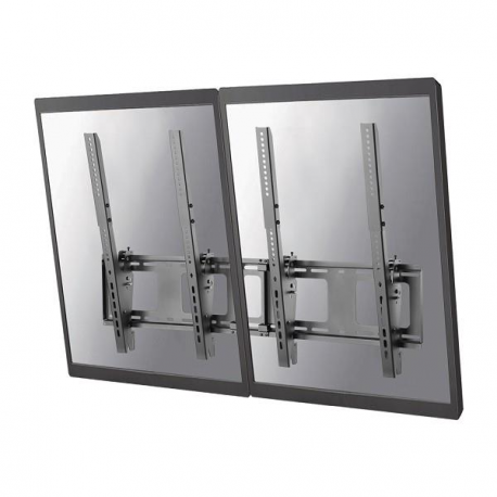 Neomounts by Newstar NS-WMB200P - Bracket - for 2 LCD displays - black - screen size: 40"-52" - wall-mountable - 0