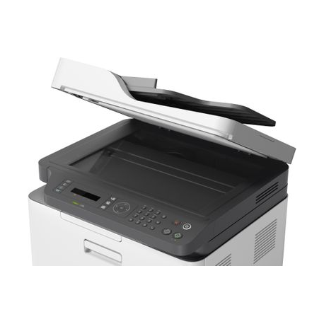HP Color Laser MFP 179fnw - Multifunction printer - colour - laser - A4 (210 x 297 mm) (original) - A4 / Letter (media) - up to 18 ppm (copying) - up to 18 ppm (printing) - 150 sheets - 33.6 Kbps - USB 2.0, LAN, Wi-Fi(n) - 7