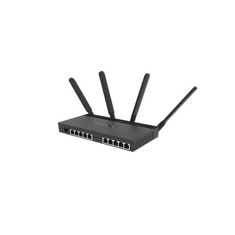 MikroTik RB4011iGS+5HacQ2HnD-IN - Wireless router - 10 GigE - 802.11a / b / g / n / ac - Dual Band - 1