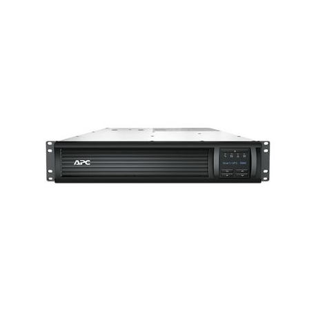 APC Smart-UPS 3000VA LCD RM - UPS (rack-mountable) - AC 230 V - 2700 Watt - 3000 VA - Ethernet, RS-232, USB - output connectors: 9 - 2U - black - with APC UPS Network Management Card - for P / N: AR3105W, AR3140G, AR3155W, AR3305W, AR3340G, AR3355W, AR4038IX432, NBWL0356A - 4