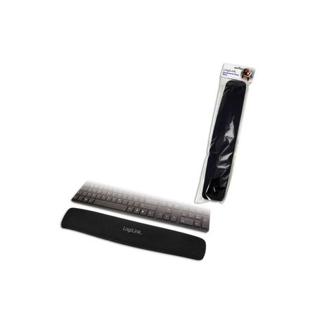 LogiLink Keyboard Gel Pad - Keyboard wrist rest - black - 1