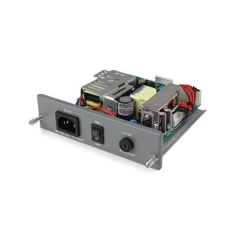 StarTech.com Redundant 200W Media Converter Chassis Power Supply Module for ETCHS2U (ETCHS2UPSU) - Power supply - hot-plug  /  redundant (plug-in module) - AC 115 / 230 V - 200 Watt - active PFC - for P / N: ETCHS2U - 4