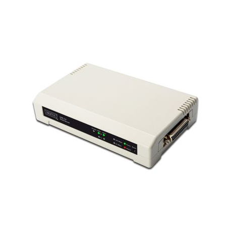 DIGITUS DN-13006-1 - Print server - USB 2.0 / parallel - 10 / 100 Ethernet - 4
