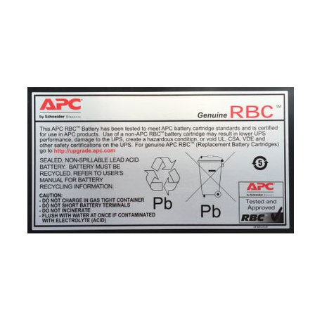 APC Replacement Battery Cartridge #24 - UPS battery - Lead Acid - black - for P / N: DLA1500RM2U, SU1400R2IBX135, SUA1500R2ICH, SUA1500RM2U-BR, SUA1500RM2UTW - 1