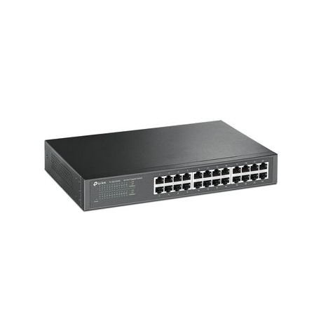 TP-LINK TL-SG1024D - Switch - 24 x 10 / 100 / 1000 - desktop, rack-mountable - 1
