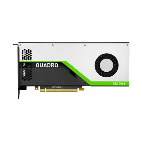 NVIDIA Quadro RTX 4000 - Graphics card - Quadro RTX 4000 - 8 GB GDDR6 - PCIe 3.0 x16 - 3 x DisplayPort, USB-C - for Workstation Z2 G5 (tower), Z4 G4 (1000 Watt, 750 Watt), Z6 G4, Z8 G4; ZCentral 4R Workstation (1350 Watt) - 0