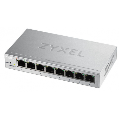 Zyxel GS1200-8 - Switch - Managed - 8 x 10 / 100 / 1000 - desktop - 4